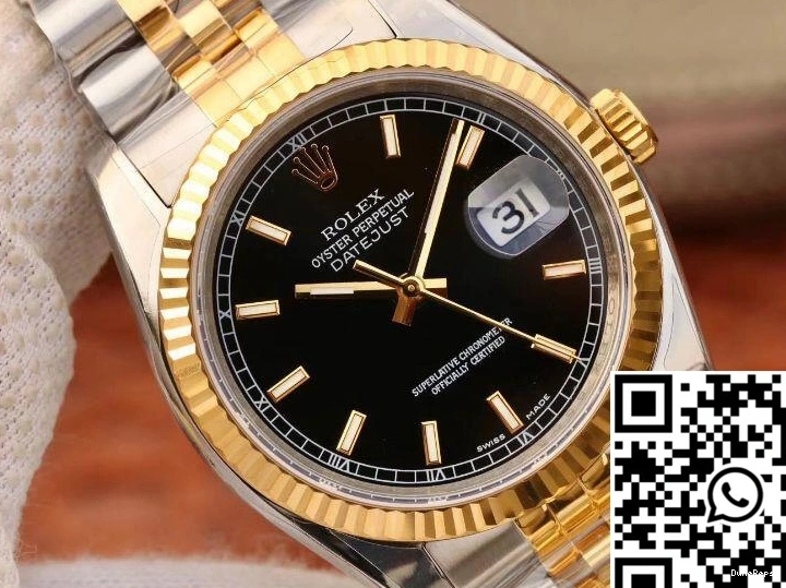 Factory AR Black 36mm Rolex 126233 Dial Datejust 0109